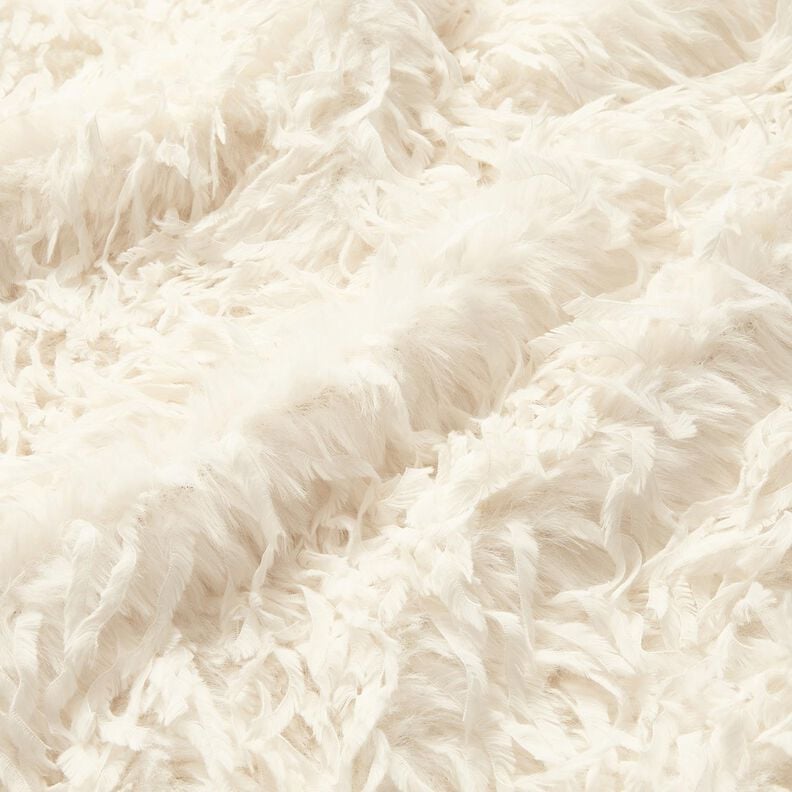 Umělá kožešina Jednobarevná péřová tkanina | Katia Fabrics – bílá,  image number 3