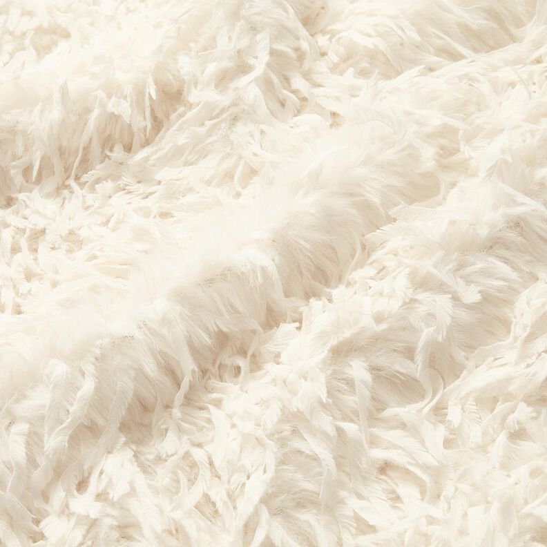 Umělá kožešina Jednobarevná péřová tkanina | Katia Fabrics – bílá, image number 3