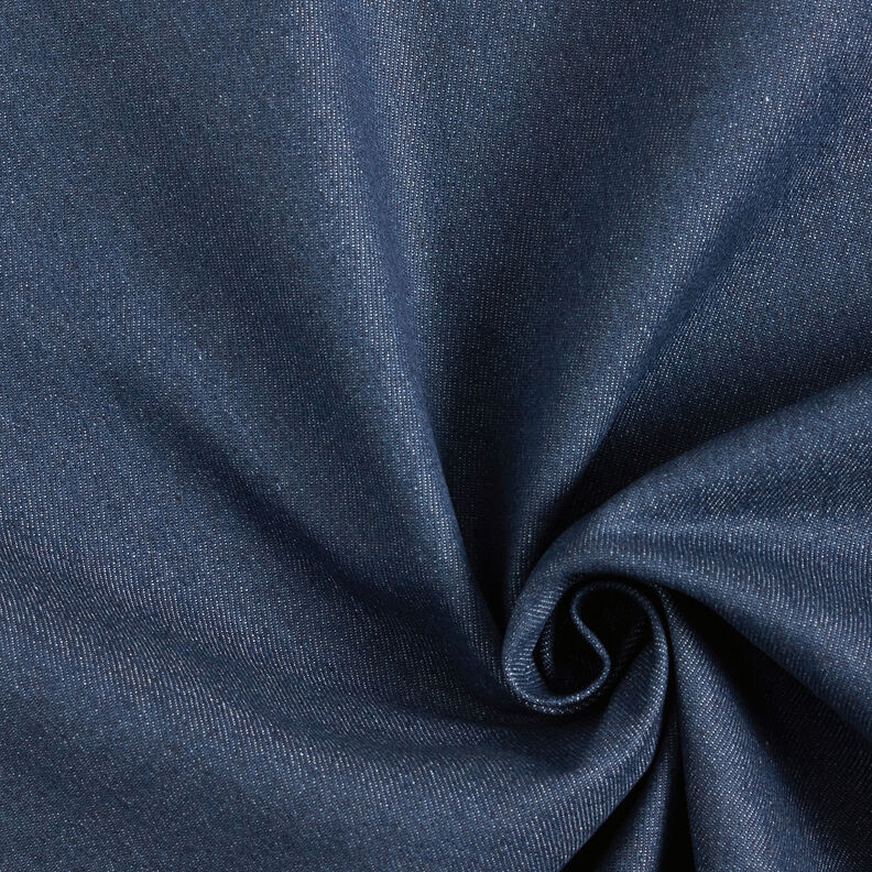 Těžký bavlněný denim – namornicka modr,  image number 1