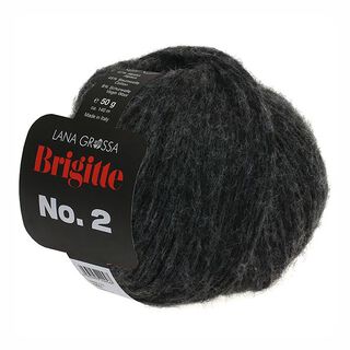BRIGITTE No.2, 50g | Lana Grossa – antracitová, 