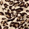 Beránek sherpa teddy s leopardím potiskem – mandlová/černá,  thumbnail number 3