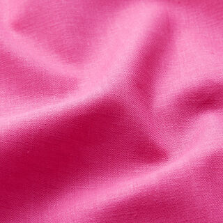 Směs bavlny a lnu jednobarevná – pink, 