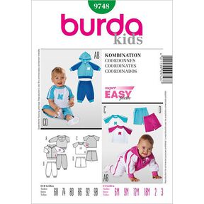 Kombinace, Burda 9748, 