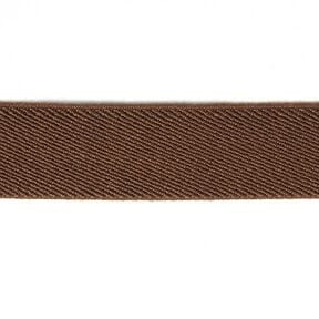 Gumová stuha Basic - hnědá, 
