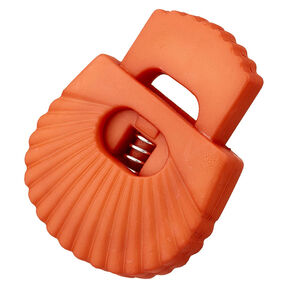 Brzdička na šňůrku Mušle [Otvor: 8 mm] – terracotta, 