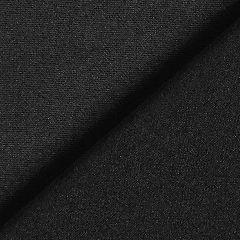 Lehký krepový materiál scuba – černá,  image number 3