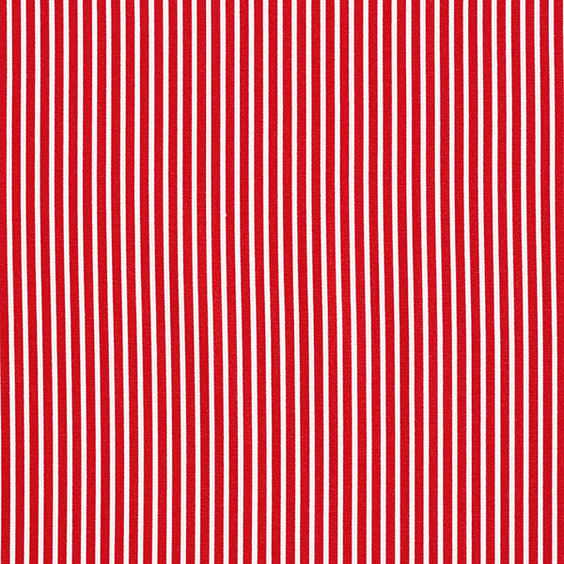 Bavlněný popelín Proužky – červená/bílá,  image number 1