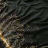 Bavlněný žerzej Lemovací tkanina zlaté skvrny barokní mandala | Glitzerpüppi – černá,  thumbnail number 1