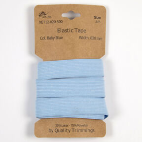 Elastický pásek [3 m | 20 mm] – světle modra, 