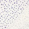 Letní teplákovina Srdíčka | Poppy Fabrics – slonová kost/šeříková,  thumbnail number 3