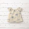 Mušelín / dvojitá mačkaná tkanina vyšívané ryby | Poppy Fabrics – vlněná bílá/královská modr,  thumbnail number 8