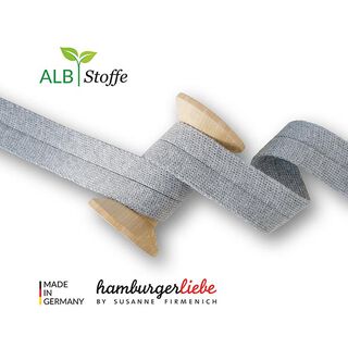 Bio lemovací stuha Edge Me [ 3,2 cm ] | Albstoffe – šedá, 