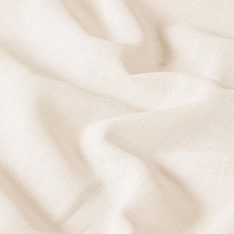 Látka na záclony Voál Ibiza 295 cm – vlněná bílá,  image number 2