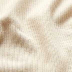 Jemná žebrový žerzej nebělený – přírodni, 