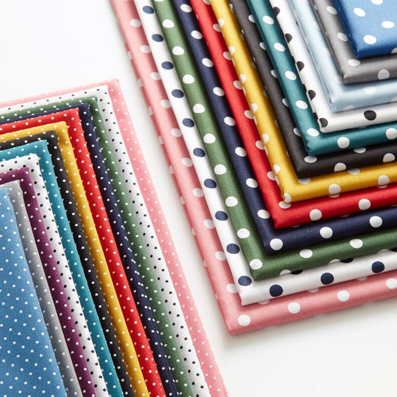 Bavlněn&yacute; popel&iacute;n Velk&eacute; punt&iacute;ky &ndash; b&iacute;l&aacute;/čern&aacute;,  image number 4