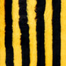 Imitace kožešiny Včelí pruhy – černá/žlutá,  thumbnail number 1