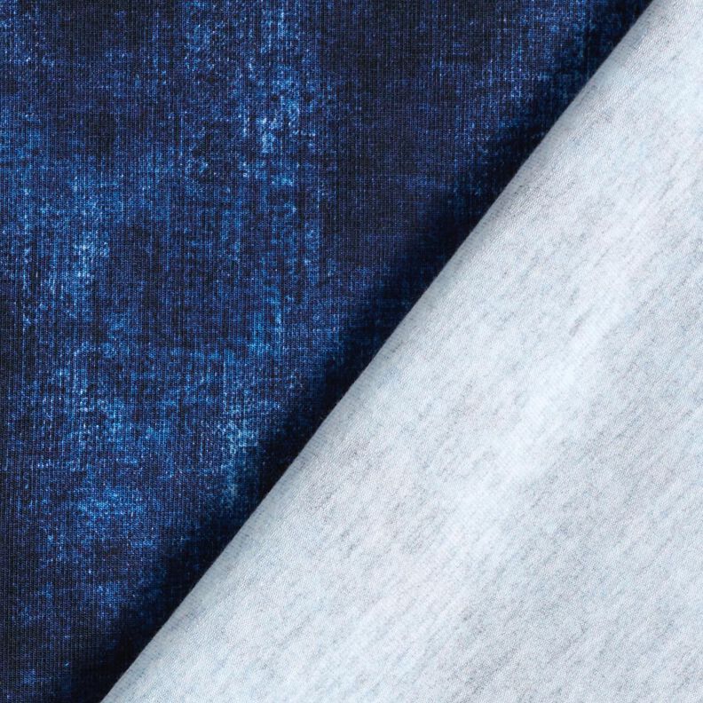 Bavlněný žerzej Džínový vzhled | Glitzerpüppi  – noční modrá/indigová,  image number 4