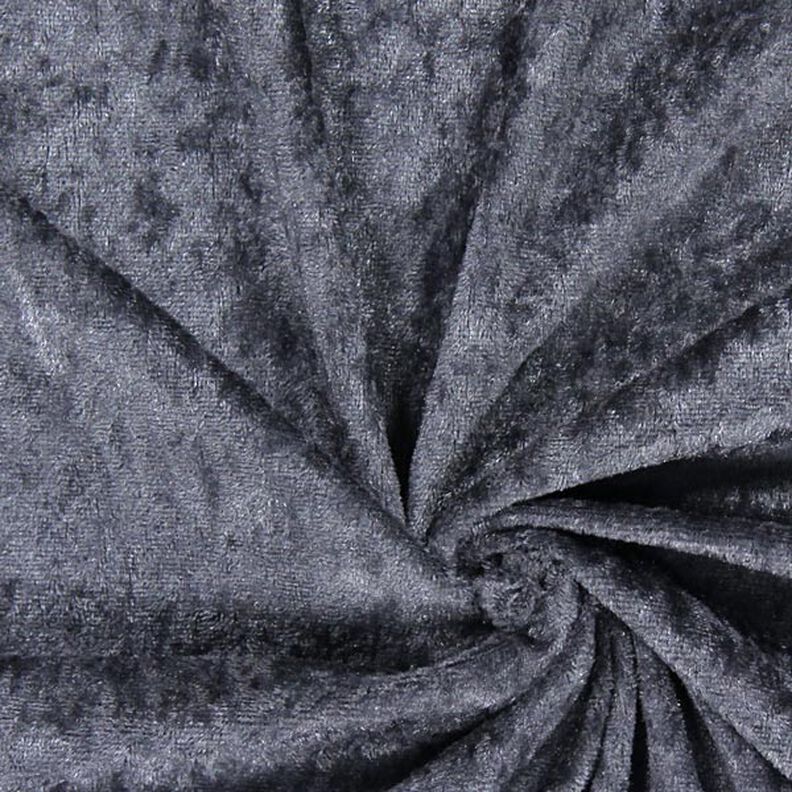 Panné samet – tmavě šedá,  image number 1