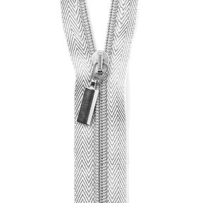 Nekonečný zip | Prym – stříbrná metalická, 