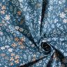 Povrstvená bavlna Barevná květinová louka – světle džínová modrá/světle modra,  thumbnail number 4