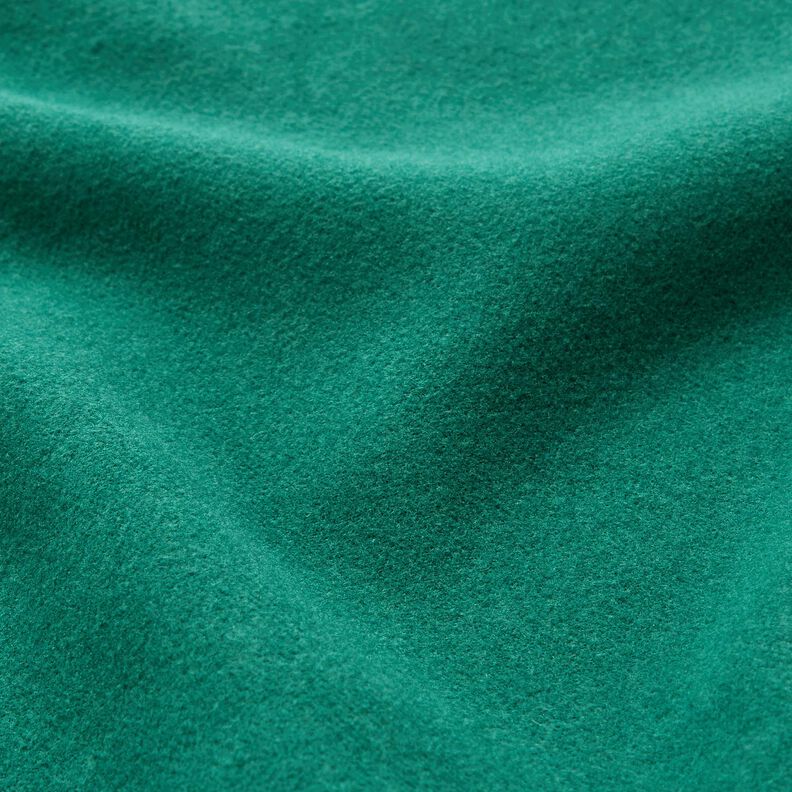 Kabátová tkanina z recyklovaného polyesteru – jedlově zelená,  image number 2