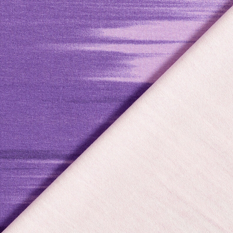 Viskózový žerzej Podélné pruhy s barevným přechodem – barva lilku/šeříková,  image number 6