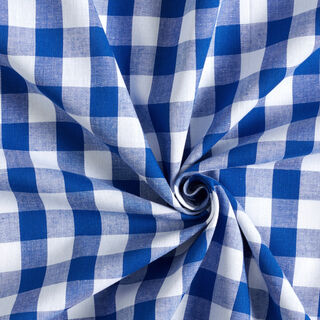 Bavlněný Vichy - 1,7 cm – královská modr, 