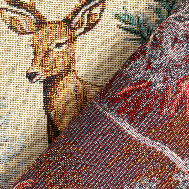 Dekoračn&iacute; l&aacute;tka Gobel&iacute;n Podzimn&iacute; les &ndash; světle b&eacute;žov&aacute;/zelen&aacute;,  image number 4