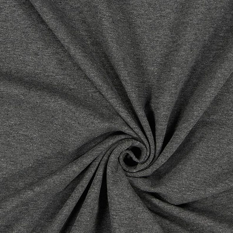 Lehké francouzské froté melírované – antracitová,  image number 1