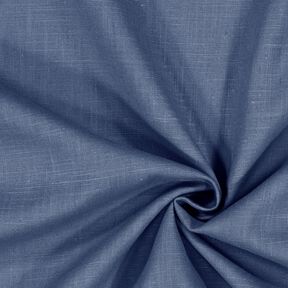 Lněná látka Ramie mix medium – modrošedá, 