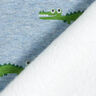Alpenfleece drzý krokodýl (cheeky croc) Melír – světle džínová modrá,  thumbnail number 4