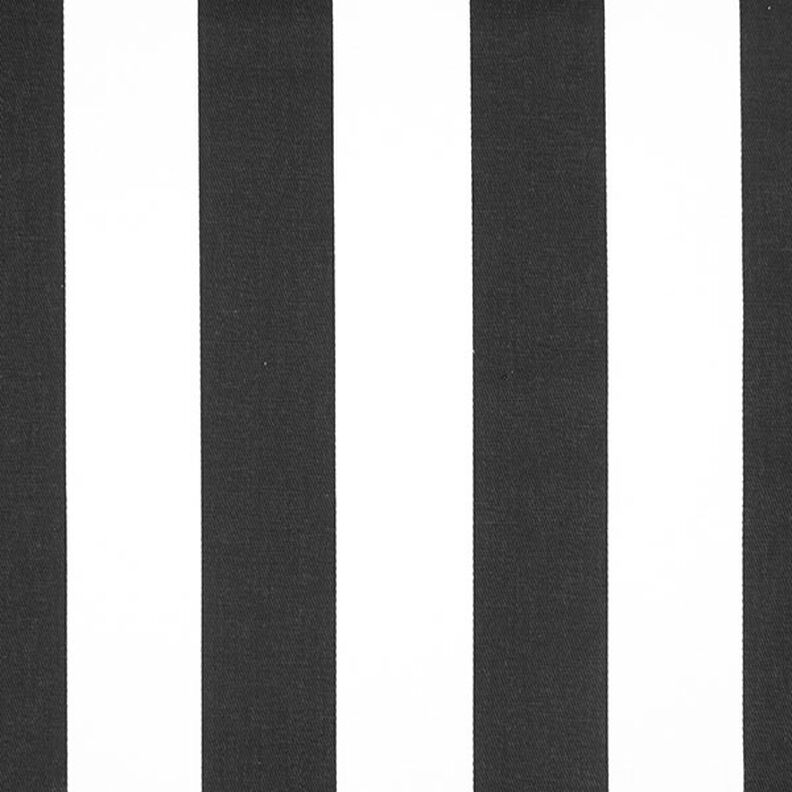 Bavlněný kepr Pruhy 3 – černá/bílá,  image number 1