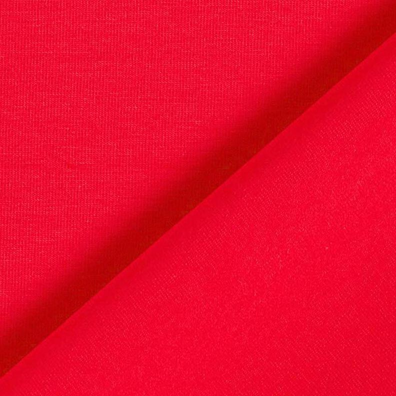 Bavlněný žerzej Medium jednobarevný – červená,  image number 5