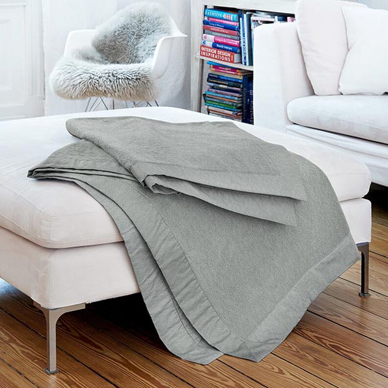 Fleece s protižmolkovou úpravou – světle šedá, image number 5