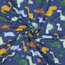 Letní teplákovina Dinosauři | Poppy Fabrics – indigová/světle modra,  thumbnail number 3
