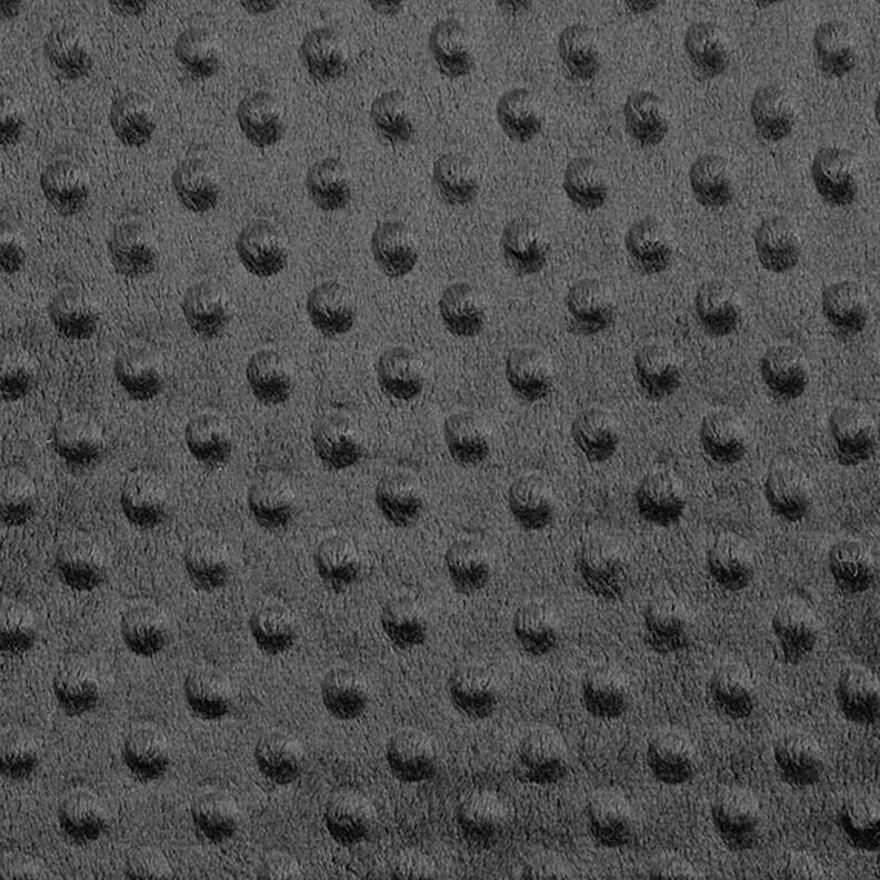 Hebký fleece vyražené puntíky – černá,  image number 1
