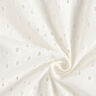 Bavlněná tkanina s vyšitými úponky ve tvaru kapky – bílá,  thumbnail number 3