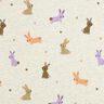 Bavlněný žerzej Zajíčci a srdce | Poppy Fabrics – vlněná bílá,  thumbnail number 1