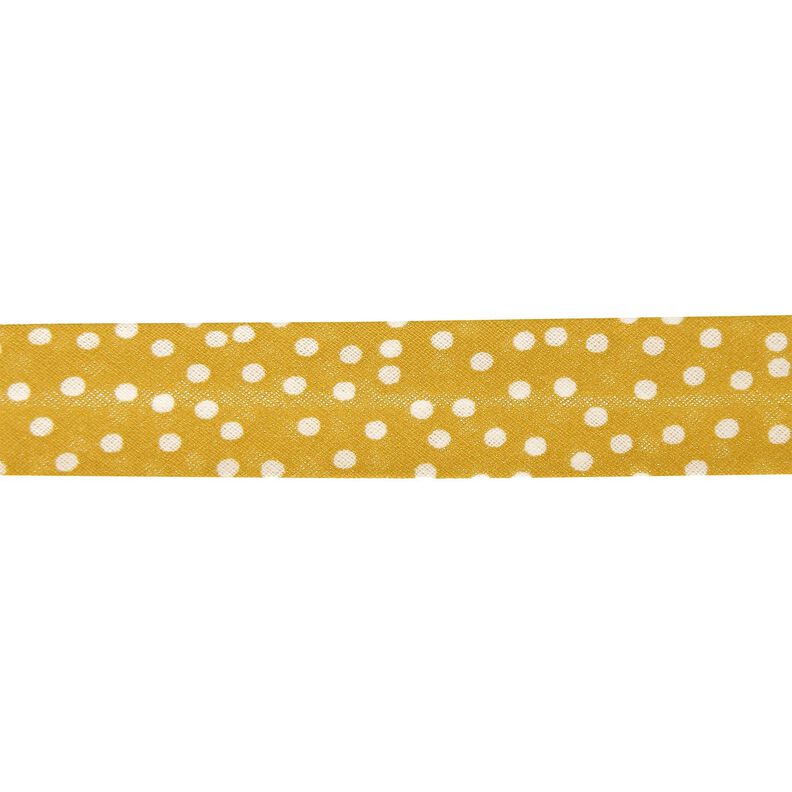 Šikmý proužek rozptýlené tečky [20 mm] – hořčicove žlutá,  image number 1