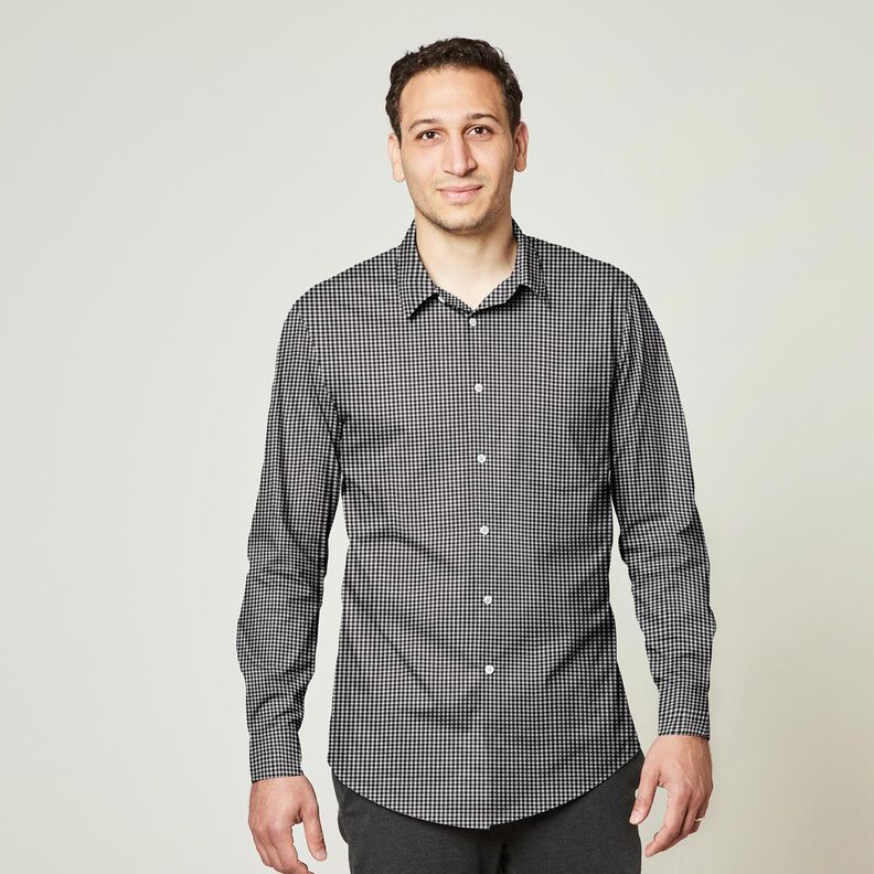 Ko&scaron;ilov&aacute; tkanina mal&aacute; kostka &ndash; čern&aacute;/b&iacute;l&aacute;,  image number 6