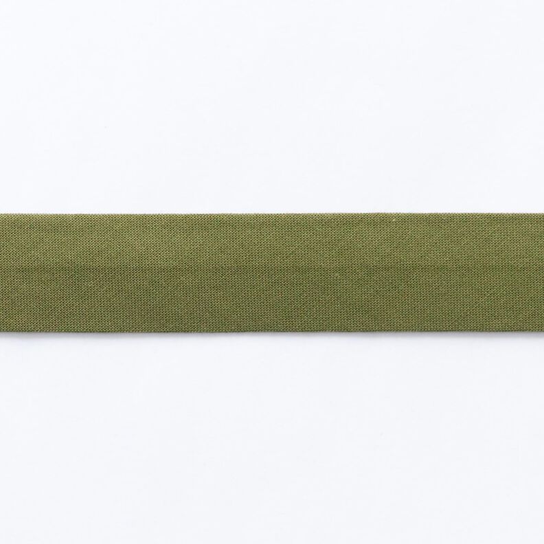 Šikmý proužek Bio bavlna [20 mm] – světle khaki,  image number 1