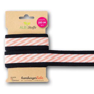 GOTS Bio žakárové stuhy STRIPE ME ICON [200 cm | 3,5 cm] | Albstoffe | Hamburger Liebe, 
