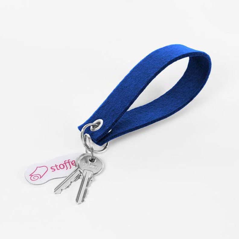 Plsť 90 cm / tloušťka 3 mm – královská modr,  image number 5
