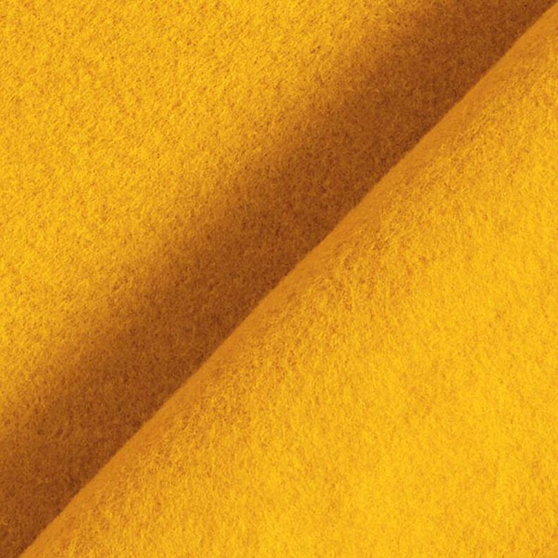 Bavlněný fleece Jednobarevné provedení – kari žlutá, image number 4