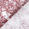 Dekorační látka Plátno Romantika – bílá/karmínově červená,  thumbnail number 4