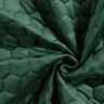 Čalounická látka prošívaný samet s plástvovým vzorem – tmavě zelená,  thumbnail number 5