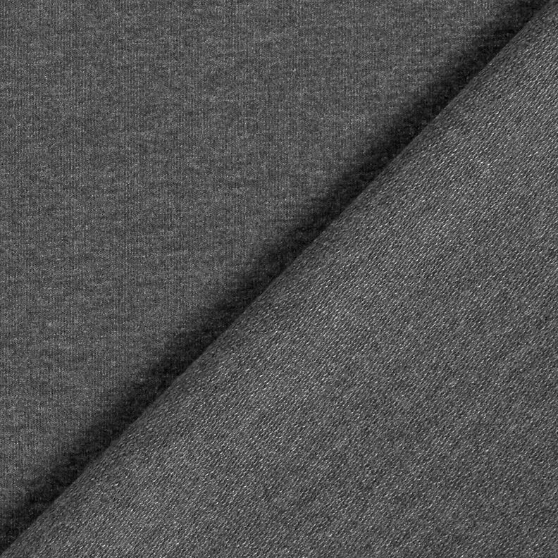 Bavlněný žerzej Medium melírovaný – antracitová,  image number 5