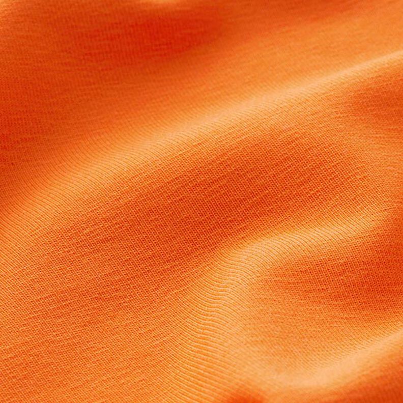 Bavlněný žerzej Medium jednobarevný – oranžová, image number 4