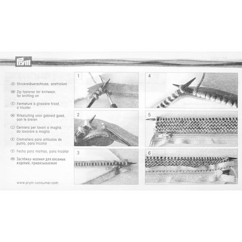 Dvoucestný zip pro pletené zboží [70 cm] | Prym (000),  image number 3