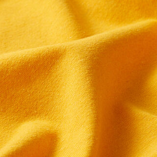 Recyklovaný žerzej ze směsi s bavlnou – kari žlutá, 